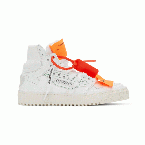OFF-WHITE 3.0 COURT LEATHER HIGH-TOP SNEAKERS   OFW009