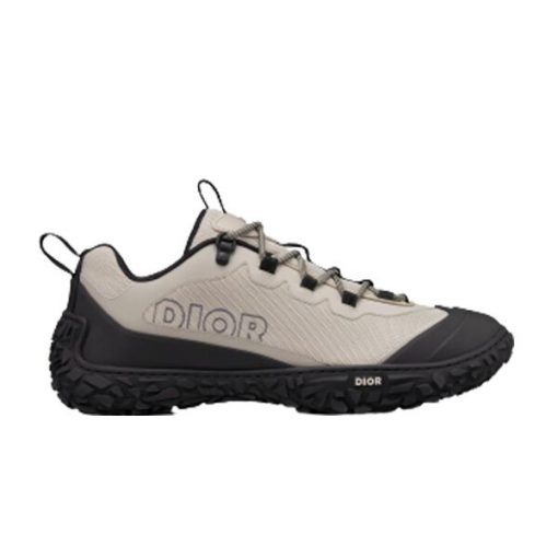 DIORIZON HIKING SHOE GRAY TECHNICAL MESH AND BLACK RUBBER   DO086