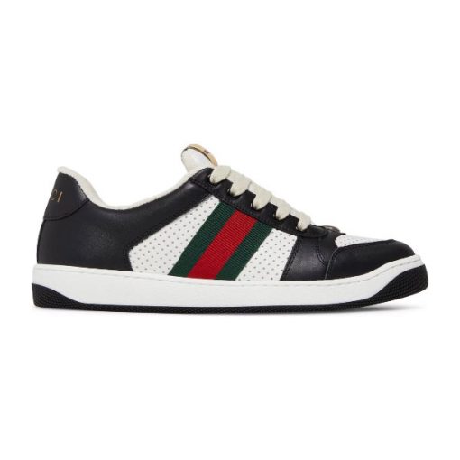 GUCCI WMNS SCREENER BLACK WHITE   GCC155