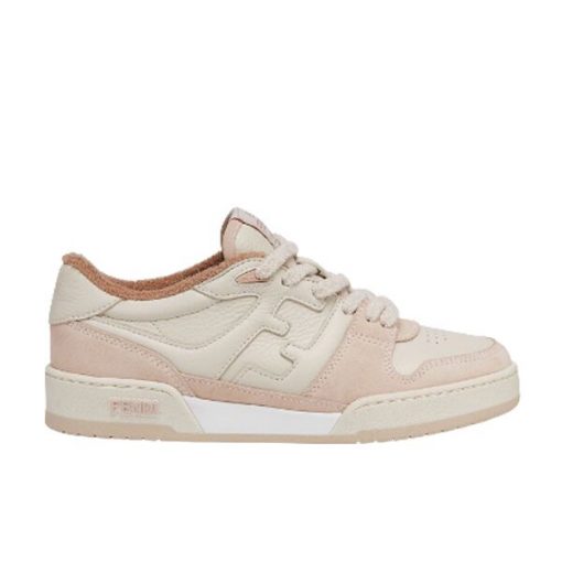 FENDI MATCH LOW TOPS IN PINK SUEDE   FDS014