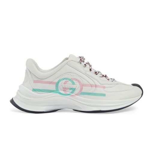 GUCCI RUN SIDE-STRIPE SNEAKERS   GCC097
