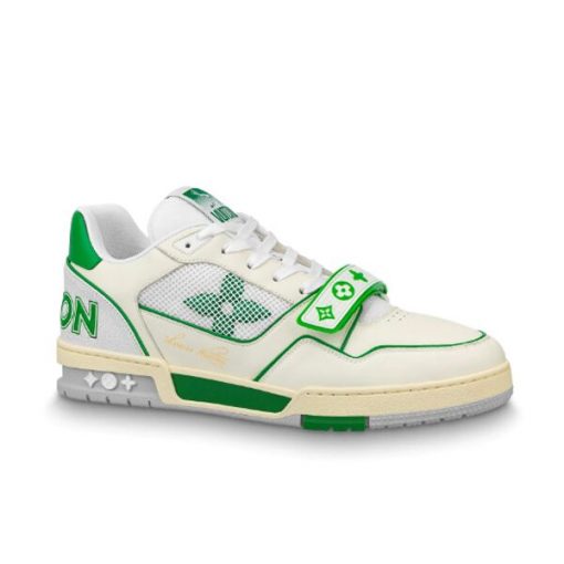 LOUIS VUITTON TRAINER GREEN MESH   LVS017