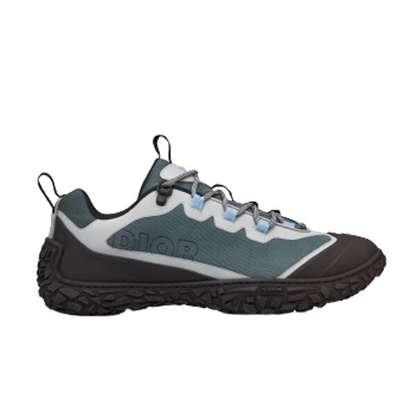 DIORIZON HIKING SHOE GREEN-GREY TECHNICAL MESH AND BLACK RUBBER   DO085