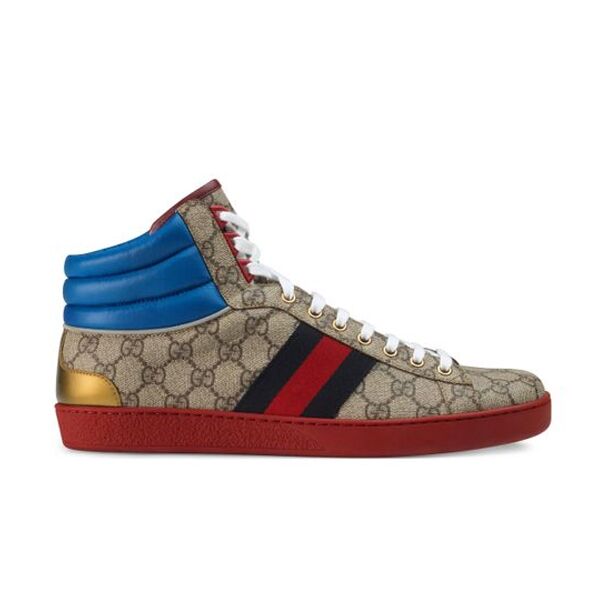 GUCCI ACE GG HIGH TOP SNEAKERS   GCC059