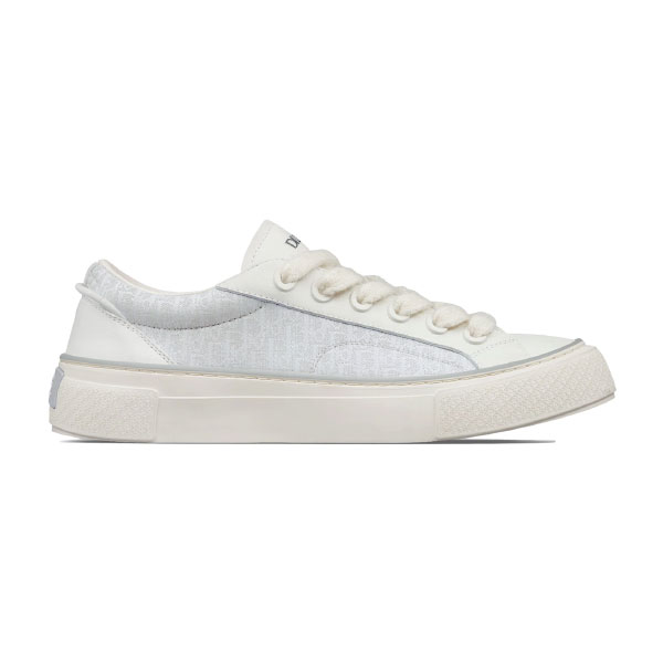 DIOR B33 SNEAKER WHITE SMOOTH CALFSKIN OBLIQUE JACQUARD   DO134