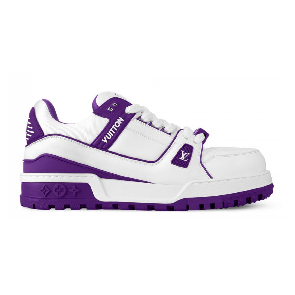 LOUIS VUITTON LV TRAINER MAXI SNEAKER VIOLET   LVS199