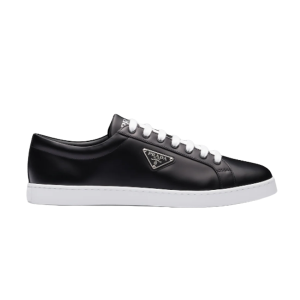PRADA BRUSHED LEATHER SNEAKERS   PRS015
