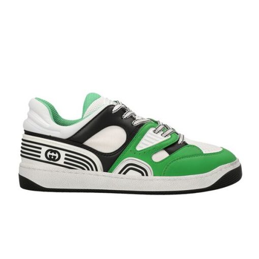 GUCCI BASKET SNEAKER IN GREEN DEMETRA   GCC109
