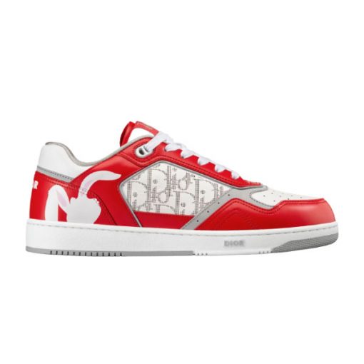 DIOR B27 LOW TOP IN RED   DO138