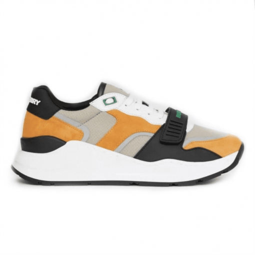 BURBERRY LOGO-STRAP LOW-TOP SNEAKERS   BBR025