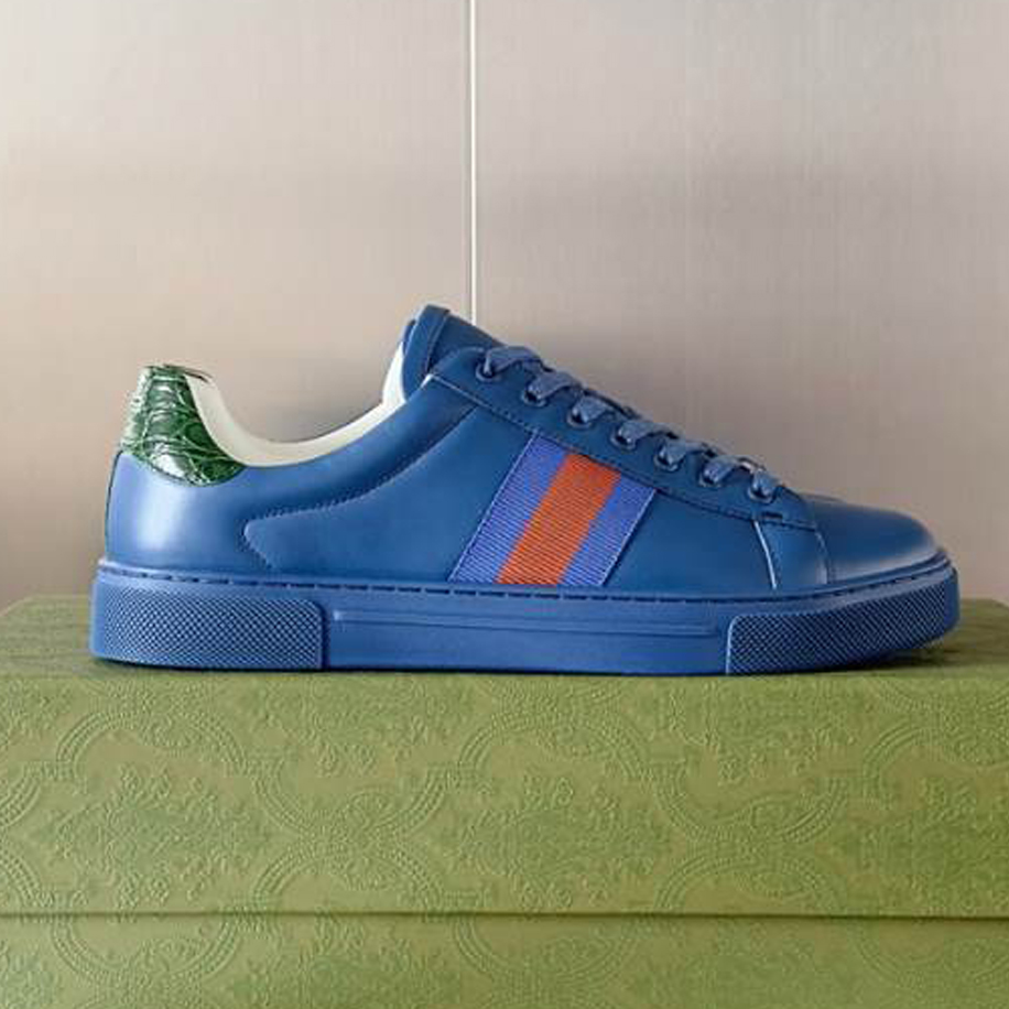 Gucci Ace Crystal Blue Sneakers   GCC189
