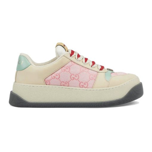 GUCCI SCREENER GG TRAINERS PINK   GCC142
