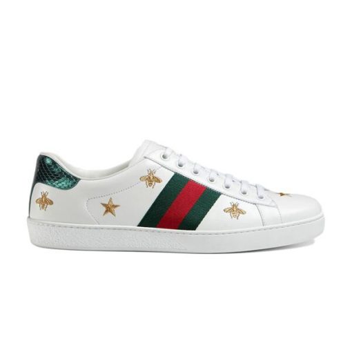 GUCCI ACE EMBROIDERED SNEAKER WITH BEES AND STARS   GCC090