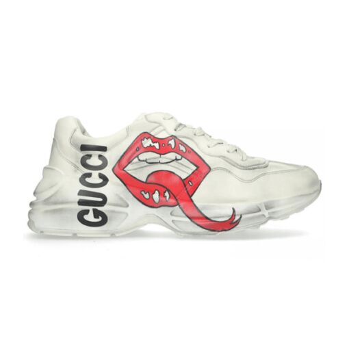 GUCCI RHYTON SNEAKER WITH MOUTH PRINT   GCC016