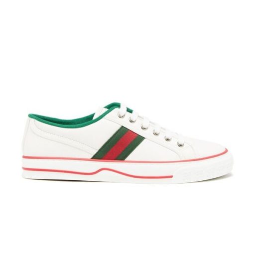 GUCCI TENNIS 1977 SNEAKER IN WHITE LEATHER   GCC060