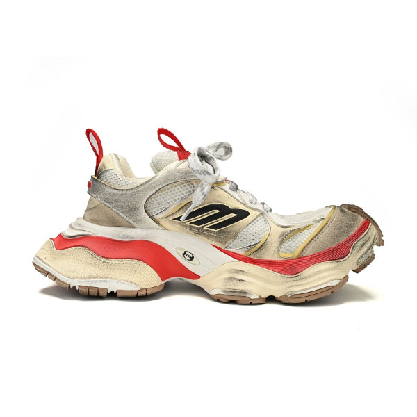 BALENCIAGA CARGO SNEAKER WHITE RED   BLA092