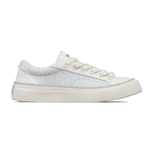 DIOR B33 SNEAKER WHITE SMOOTH CALFSKIN OBLIQUE JACQUARD   DO134
