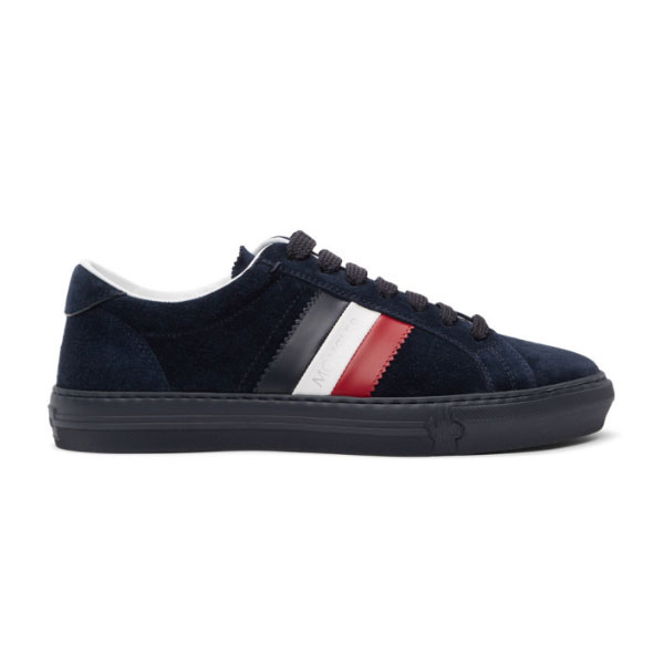 MONCLER NAVY SUEDE NEW MONACO SNEAKERS   MCS010