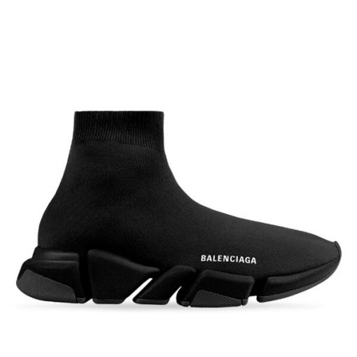 BALENCIAGA MEN S SPEED 2.0 SNEAKER IN BLACK   BLA024