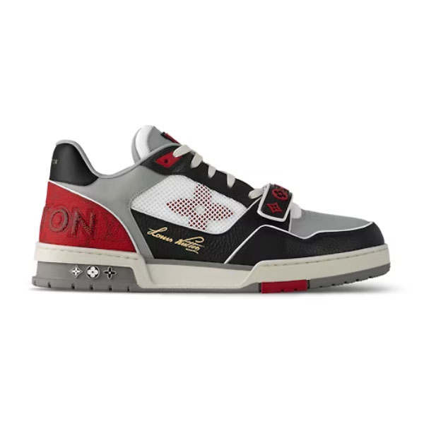 LOUIS VUITTON LV TRAINER SNEAKER RED   LVS182