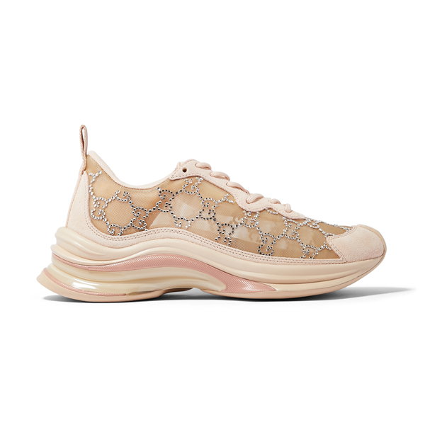 GUCCI RUN GG CRYSTAL SNEAKER   GCC013