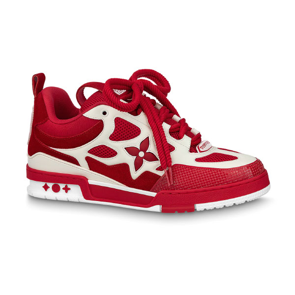 LOUIS VUITTON LV SKATE SNEAKER IN RED   LVS147