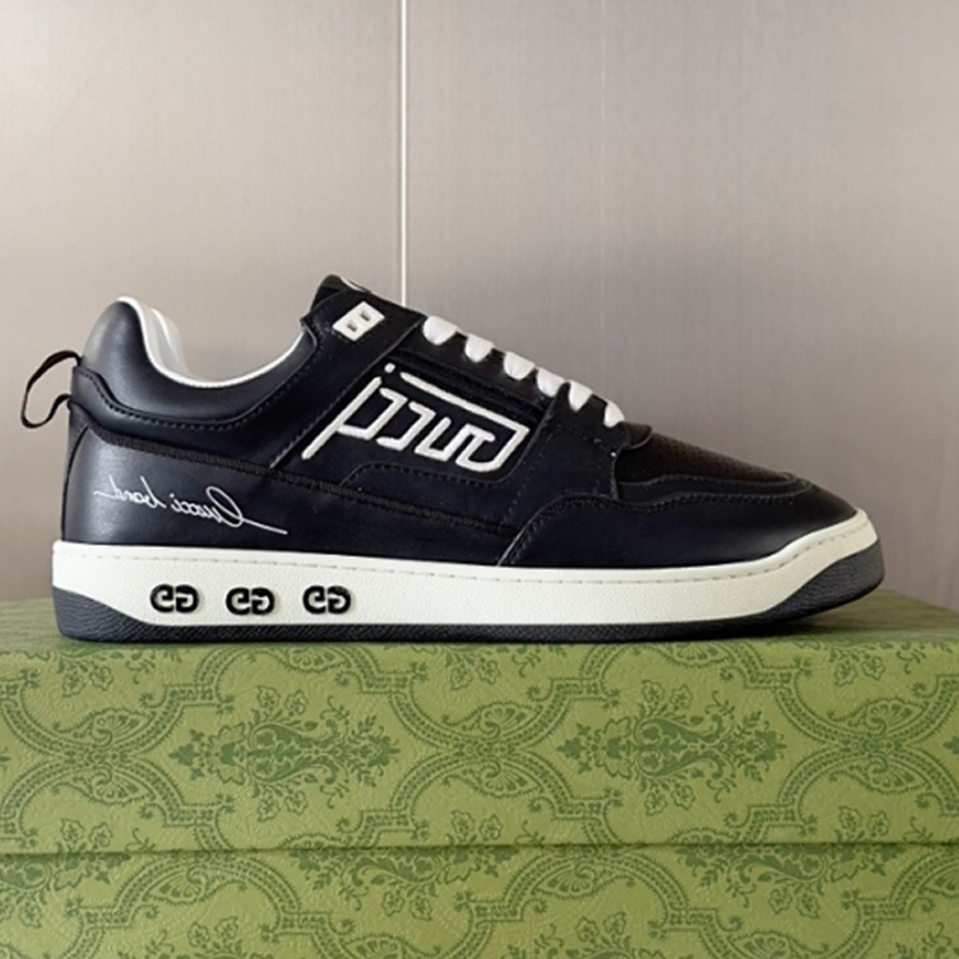 Gucci Black Mid Sneaker   GCC164