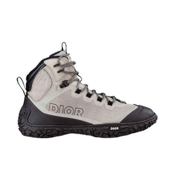 DIORIZON HIKING BOOT GRAY TECHNICAL MESH AND BLACK RUBBER   DO088