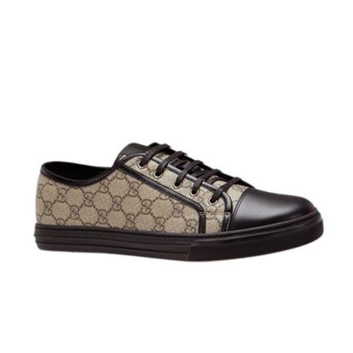 GUCCI CALIFORNIA GG PU FABRIC LOW-TOP SNEAKER   GCC054