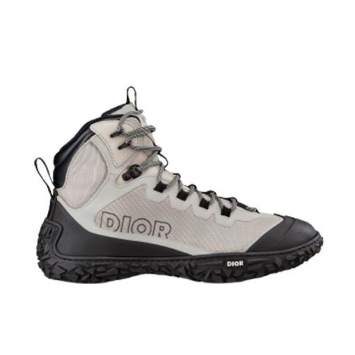 DIORIZON HIKING BOOT GRAY TECHNICAL MESH AND BLACK RUBBER   DO088