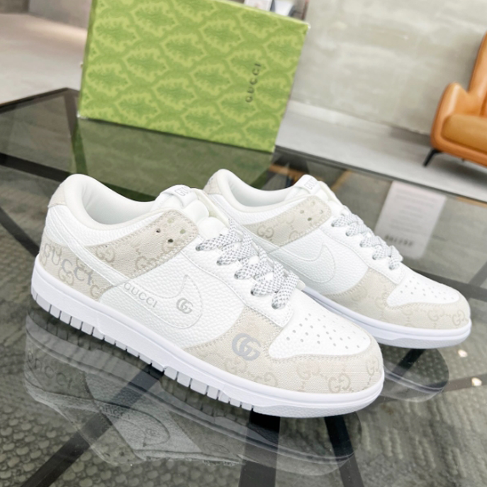 Gucci White Beige Sneaker   GCC160