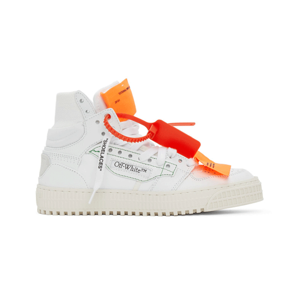 OFF-WHITE 3.0 COURT LEATHER HIGH-TOP SNEAKERS   OFW009