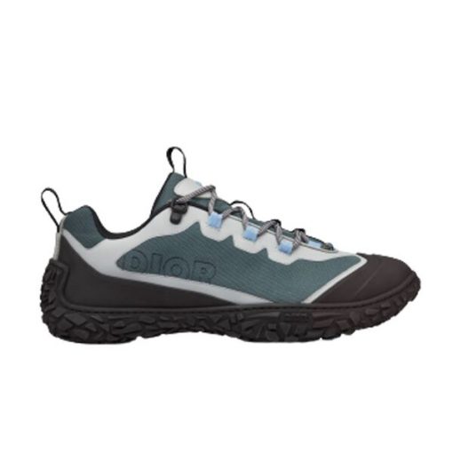 DIORIZON HIKING SHOE GREEN-GREY TECHNICAL MESH AND BLACK RUBBER   DO085