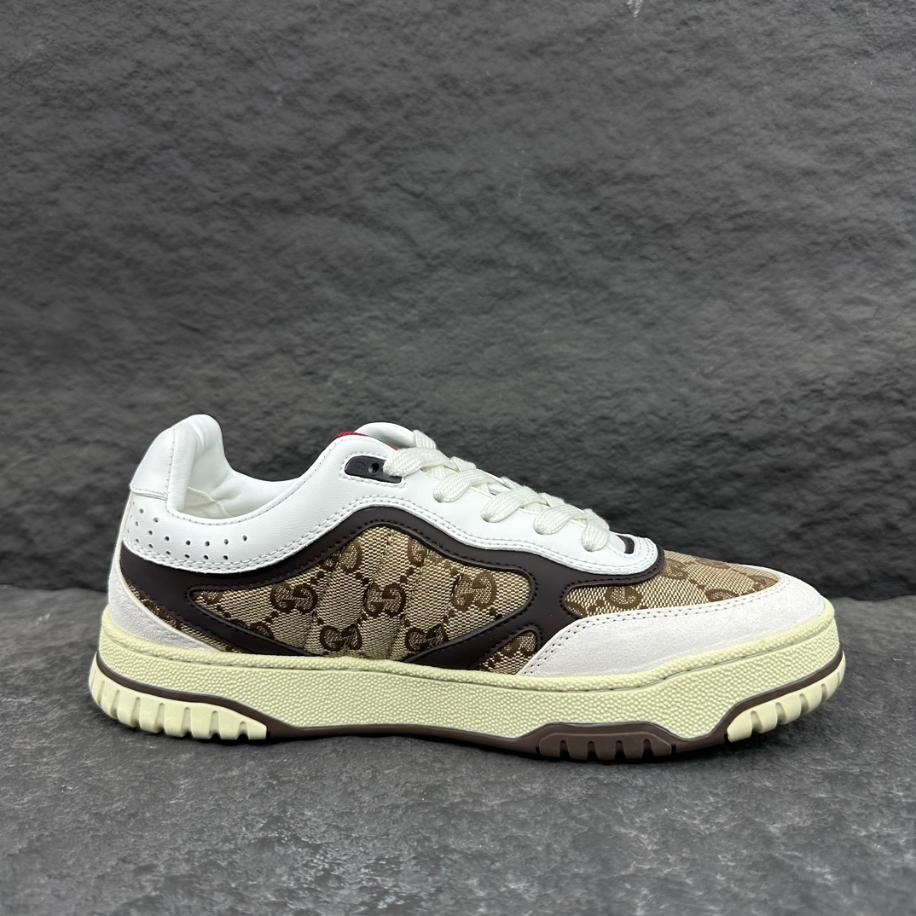 Gucci Re-Web Sneaker  GG Canvas   Beige Ebony    GCC157