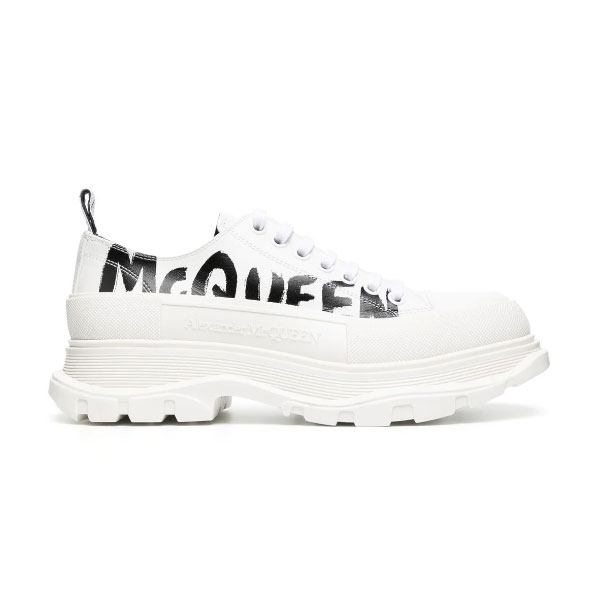 ALEXANDER MCQUEEN GRAFFITI TREAD SLICK LOW-TOP SNEAKERS   ALD033