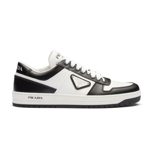 PRADA DOWNTOWN LEATHER SNEAKERS   PRS069