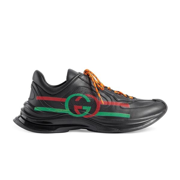 GUCCI RUN SIDE-STRIPE SNEAKERS   GCC095