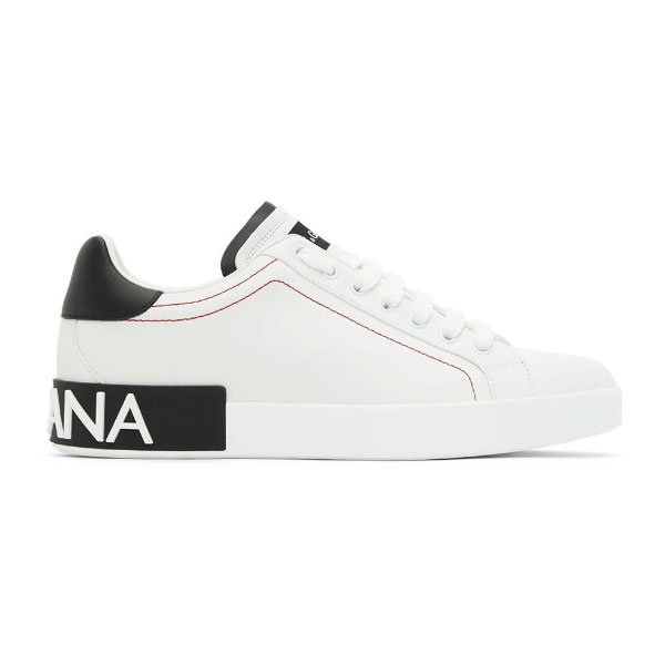 DOLCE   GABBANA WHITE PORTOFINO SNEAKERS ?��� DG034