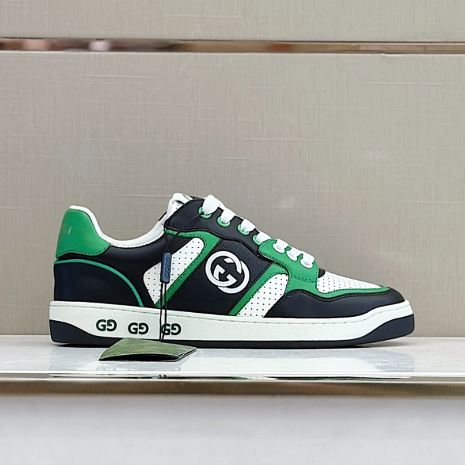 Gucci Con Nastro Web Green Sneaker   GCC178