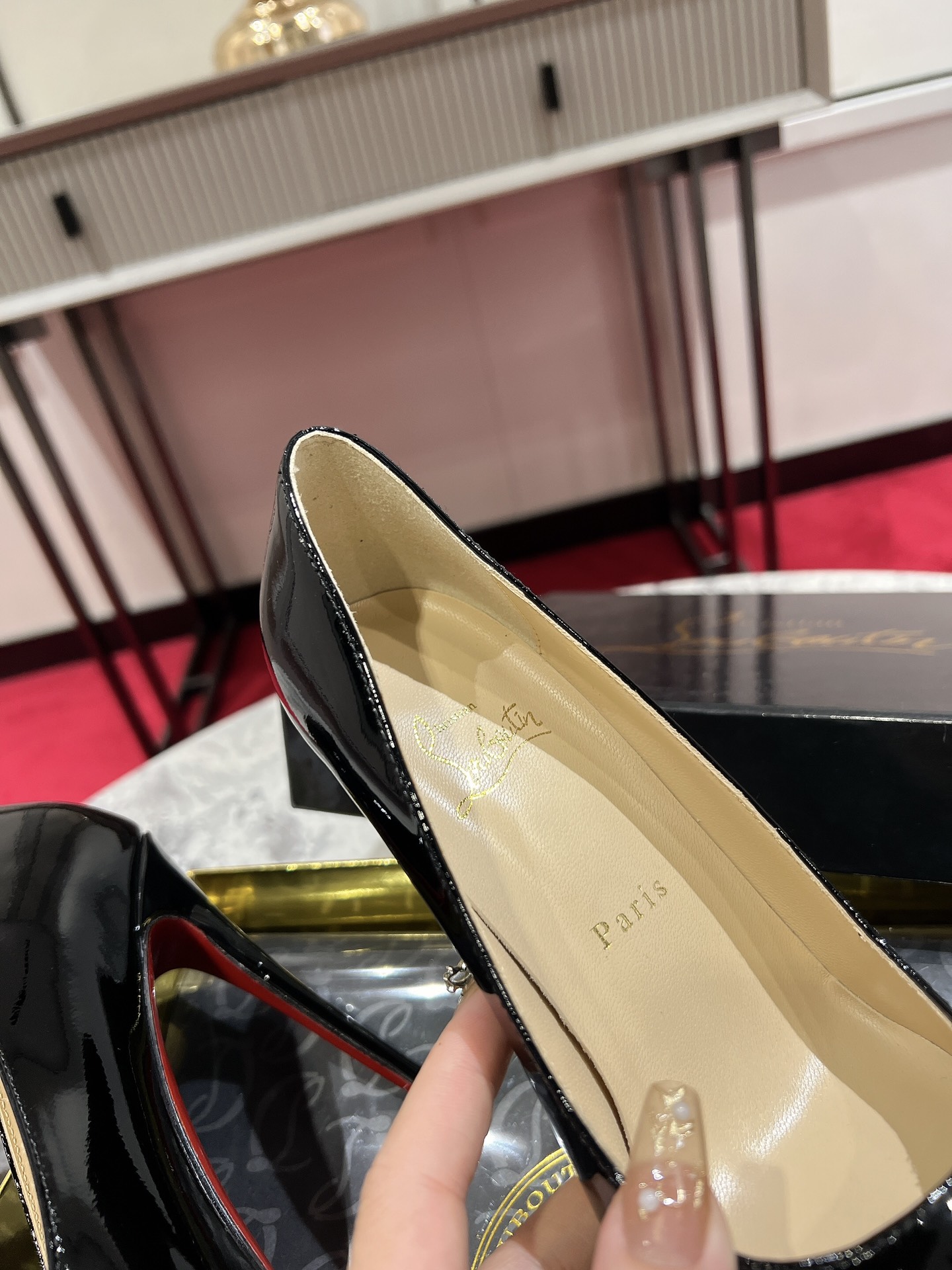 Louboutin So Kate120 mm Pumps - Patent calf leather - Black - Women