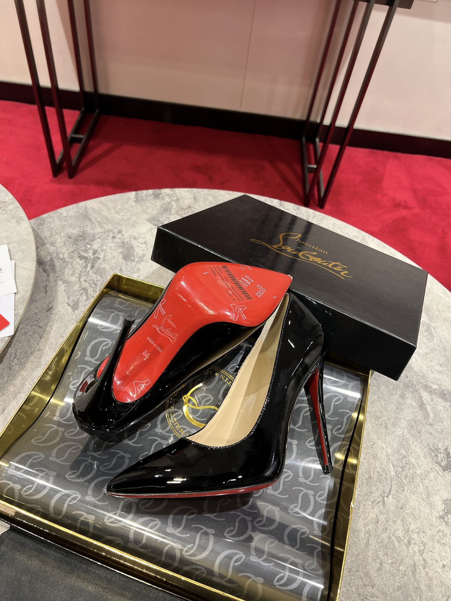 Louboutin So Kate120 mm Pumps - Patent calf leather - Black - Women