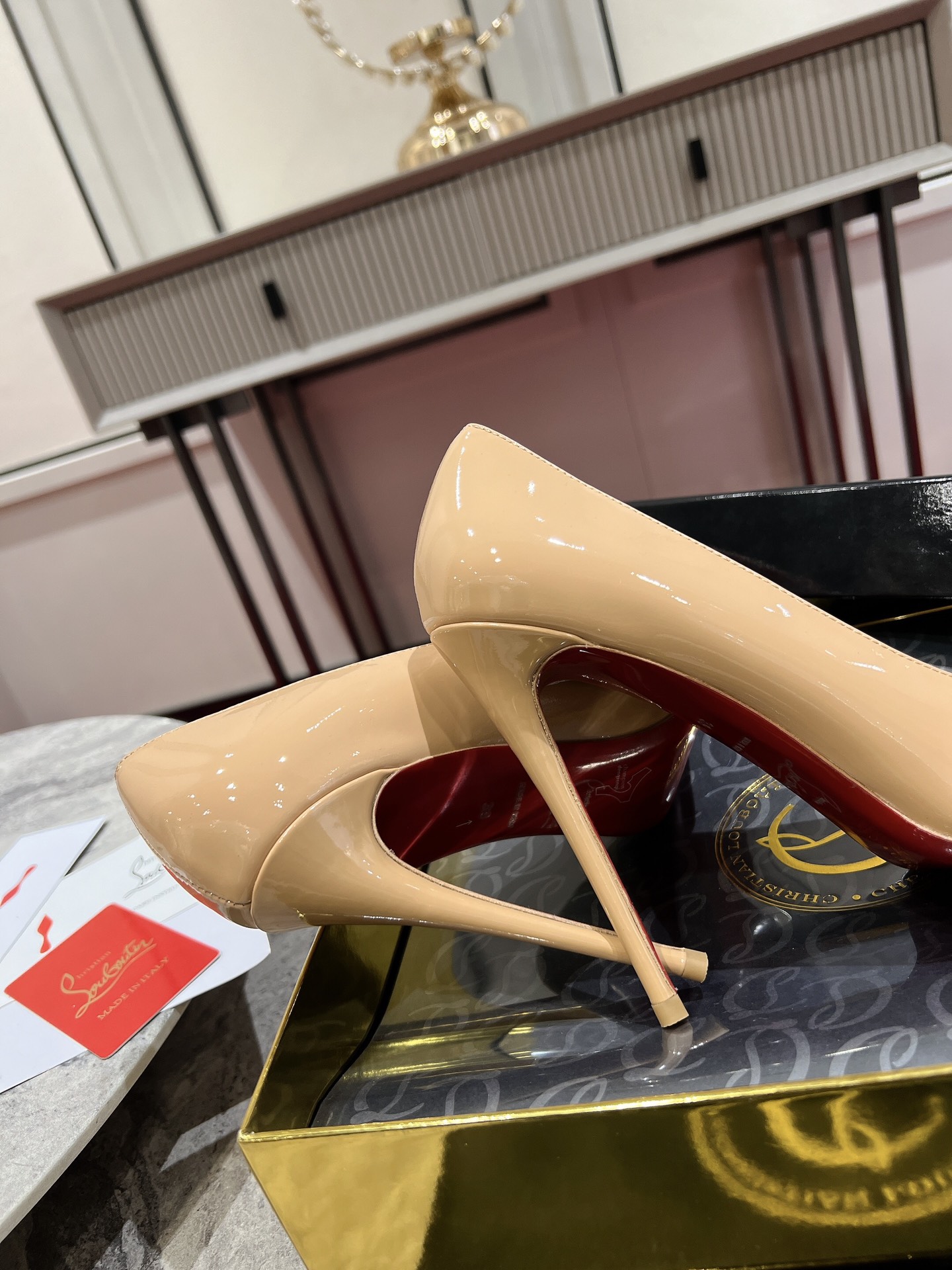 Louboutin So Kate120 mm Pumps - Patent calf leather - Black - Women