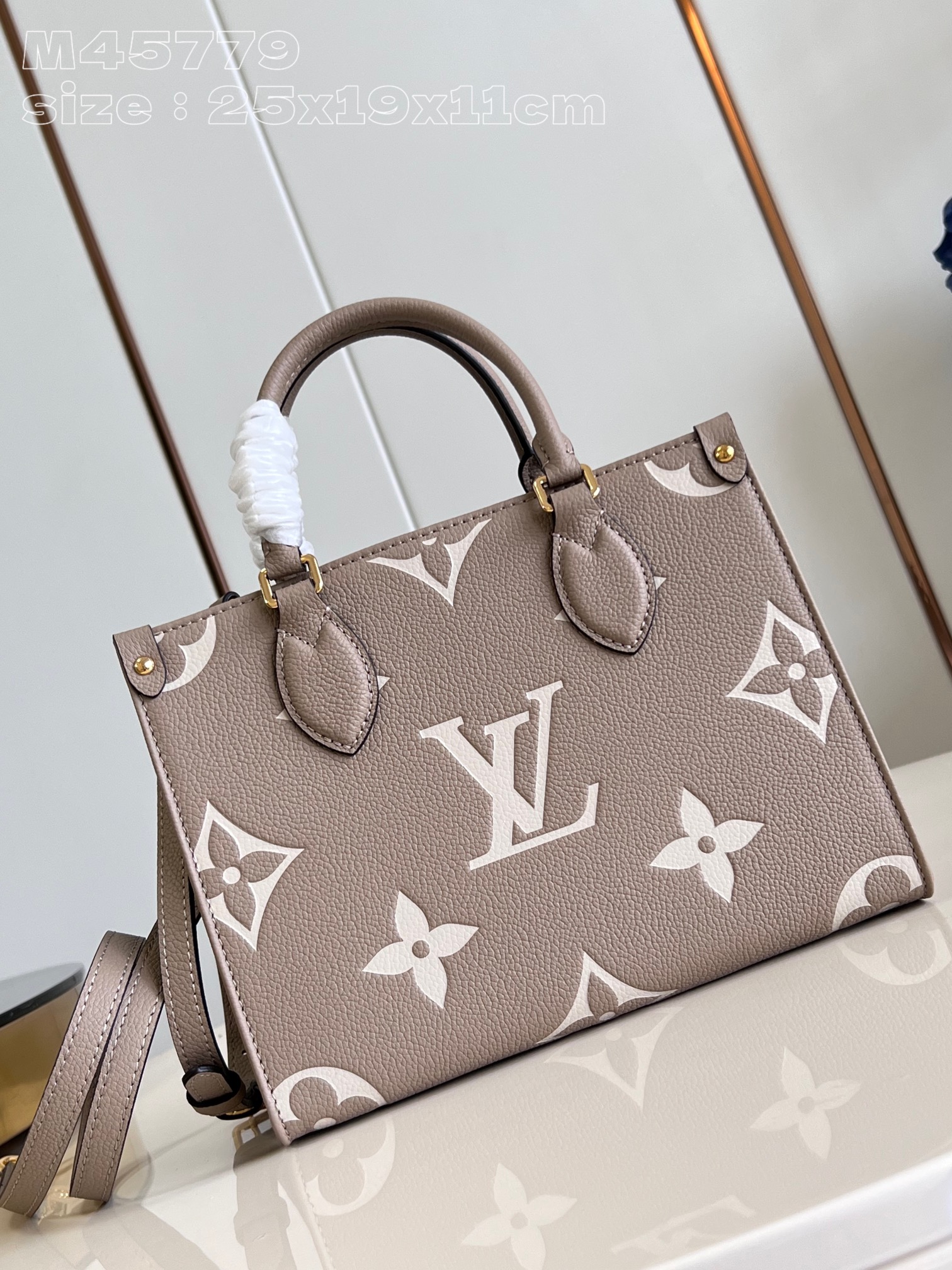 Louis Vuitton Onthego PM Tote Bag M45659 M45779 Gray