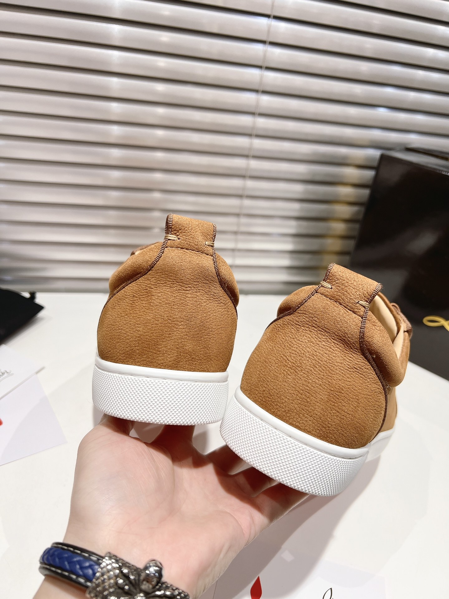 Christian Louboutin Rantulow Sneakers Brown