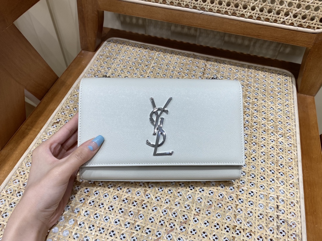 YSL Kate 20bag Caviar finish leather