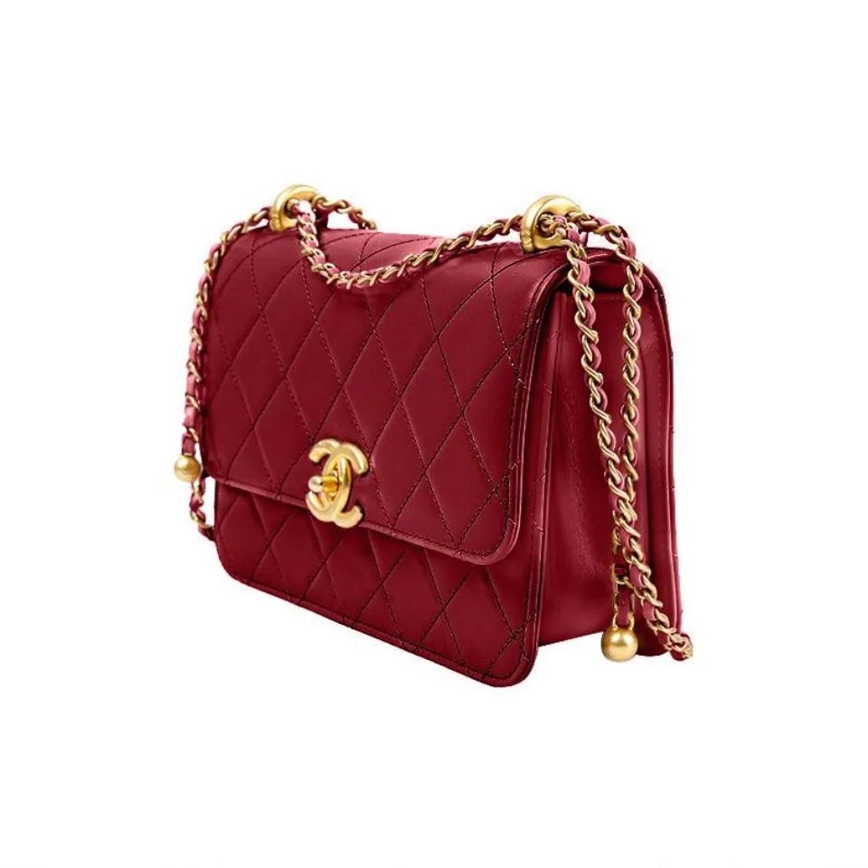 Chanel Double Pearl Mini Ball