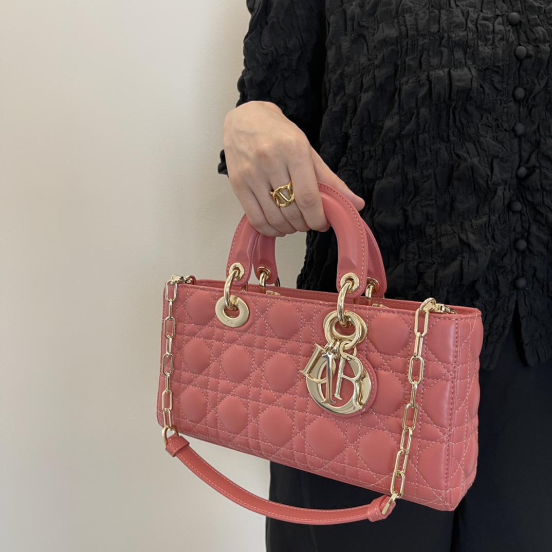 Dior-Joy Lady Diamond Edition Cannage-Pink