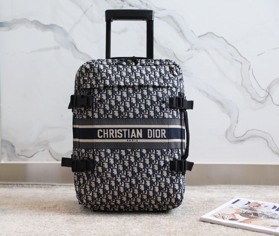 Dior Oblique Canvas Trolley Case