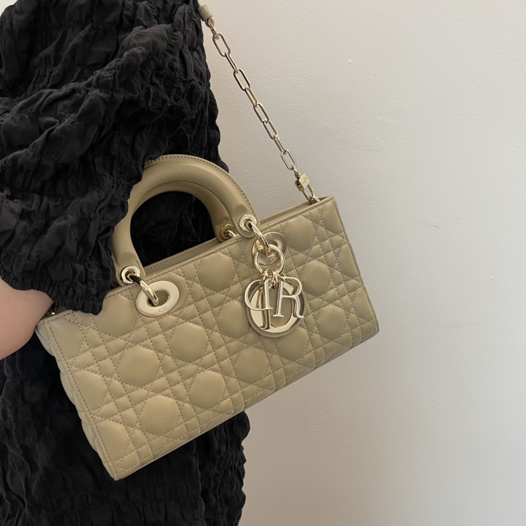 Dior-Joy Lady Diamond Edition Cannage-coffee