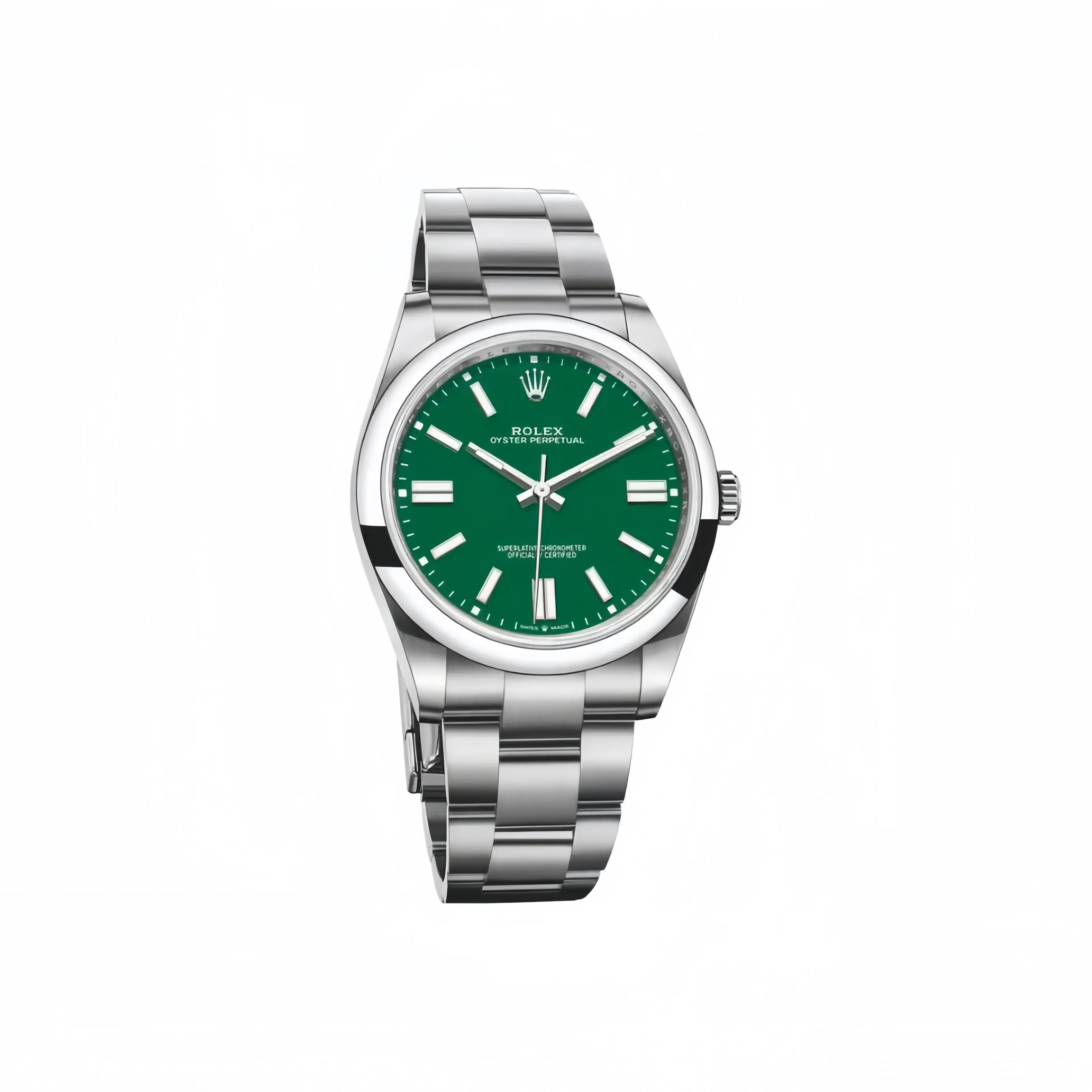 Rolex Oyster Perpetual Series with Green Dial